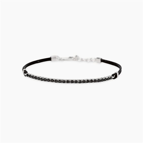 Bracciale Mabina Uomo MIDNIGHT in Argento Cubic Zirconia 534116 - 534116